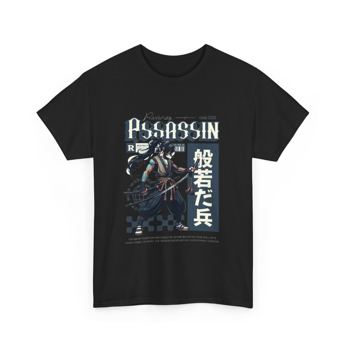 Anime Assassin Graphic Tee, Unisex T-Shirt, Casual Wear, Gift for Gamers, Anime Lover Apparel, Birthday Gift, Streetwear