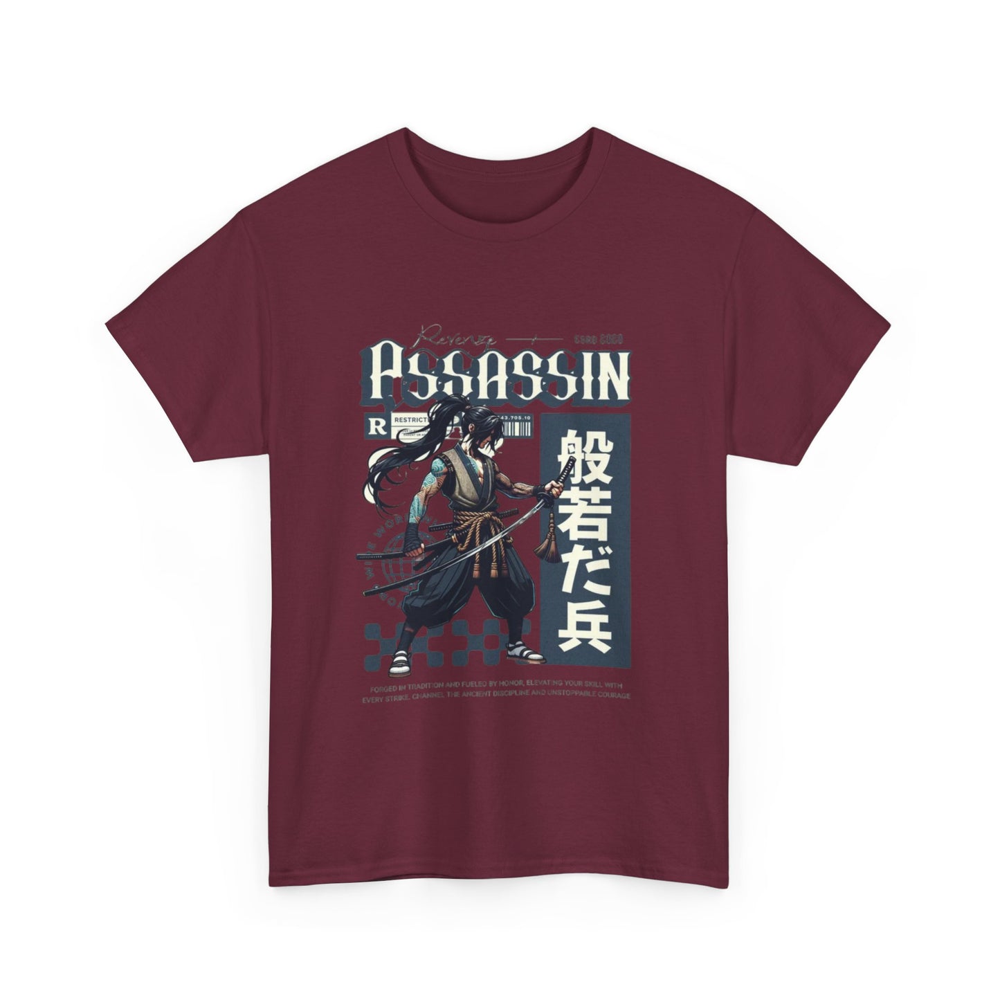 Anime Assassin Graphic Tee, Unisex T-Shirt, Casual Wear, Gift for Gamers, Anime Lover Apparel, Birthday Gift, Streetwear