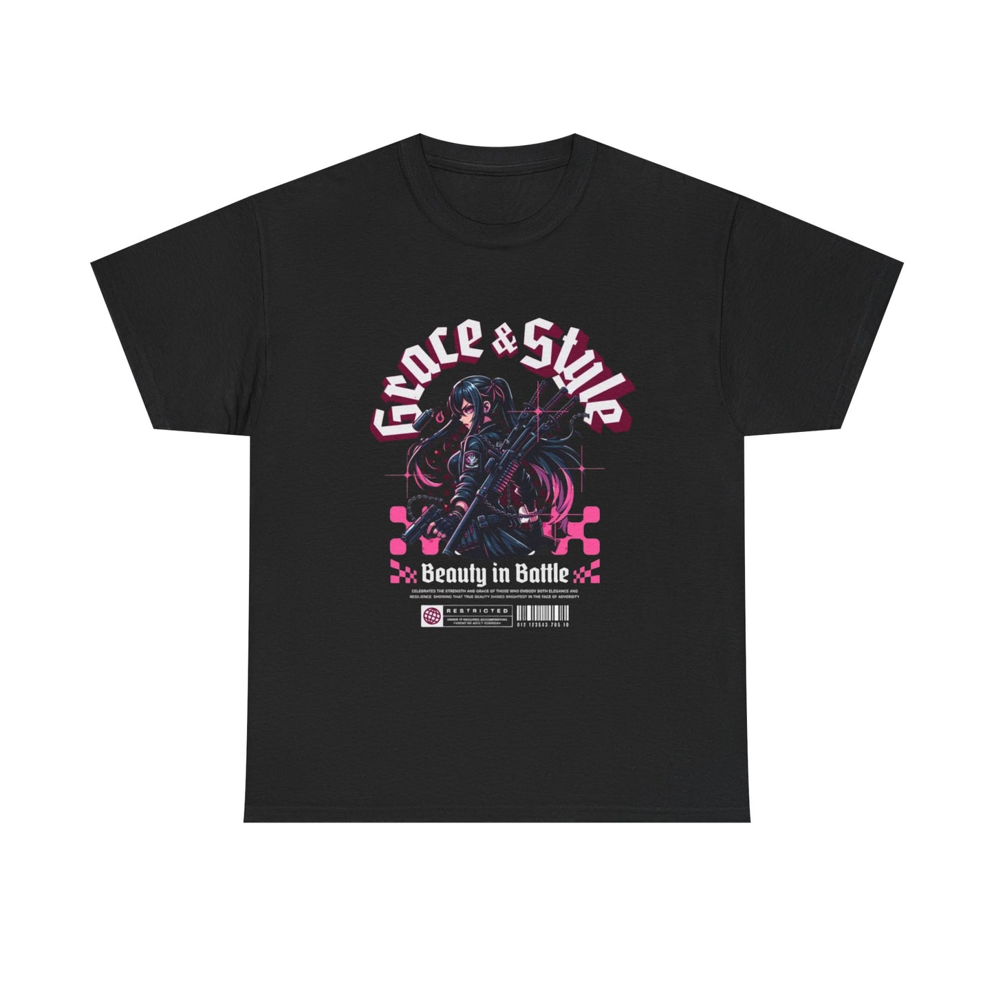 Anime-Inspired Unisex Heavy Cotton Tee, Graphic Tee, Casual Wear, Gift for Geeks, Unique Fashion, Comfortable T-Shirt