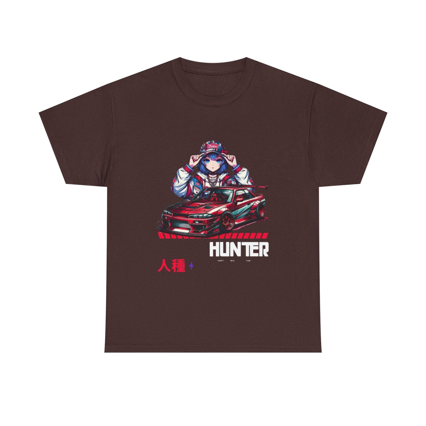 Anime-Inspired Unisex Cotton Tee, Vintage Style, Car Enthusiast Shirt, Gamer Fashion, Casual Wear for All, Gift for Anime Lovers