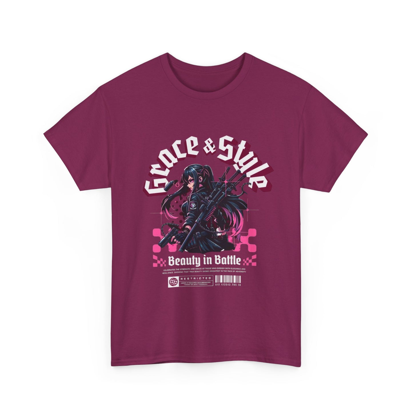 Anime-Inspired Unisex Heavy Cotton Tee, Graphic Tee, Casual Wear, Gift for Geeks, Unique Fashion, Comfortable T-Shirt