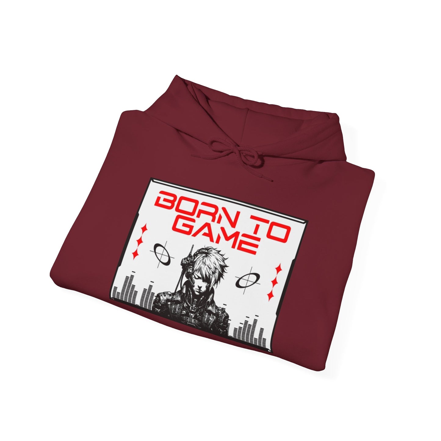 Born to Game Unisex Hoodie, Gamer Sweatshirt, Cozy Gaming Apparel, Perfect Gift for Gamers, Video Game Merchandise