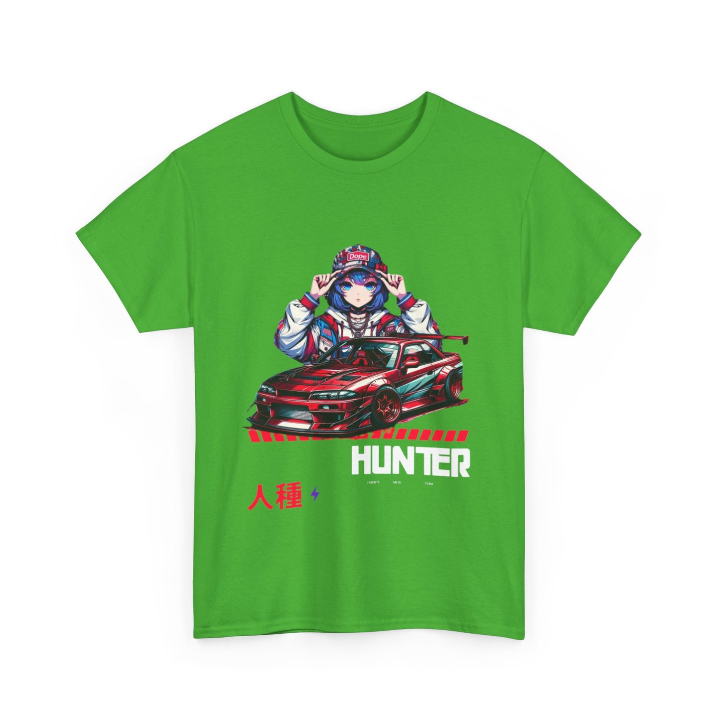 Anime-Inspired Unisex Cotton Tee, Vintage Style, Car Enthusiast Shirt, Gamer Fashion, Casual Wear for All, Gift for Anime Lovers