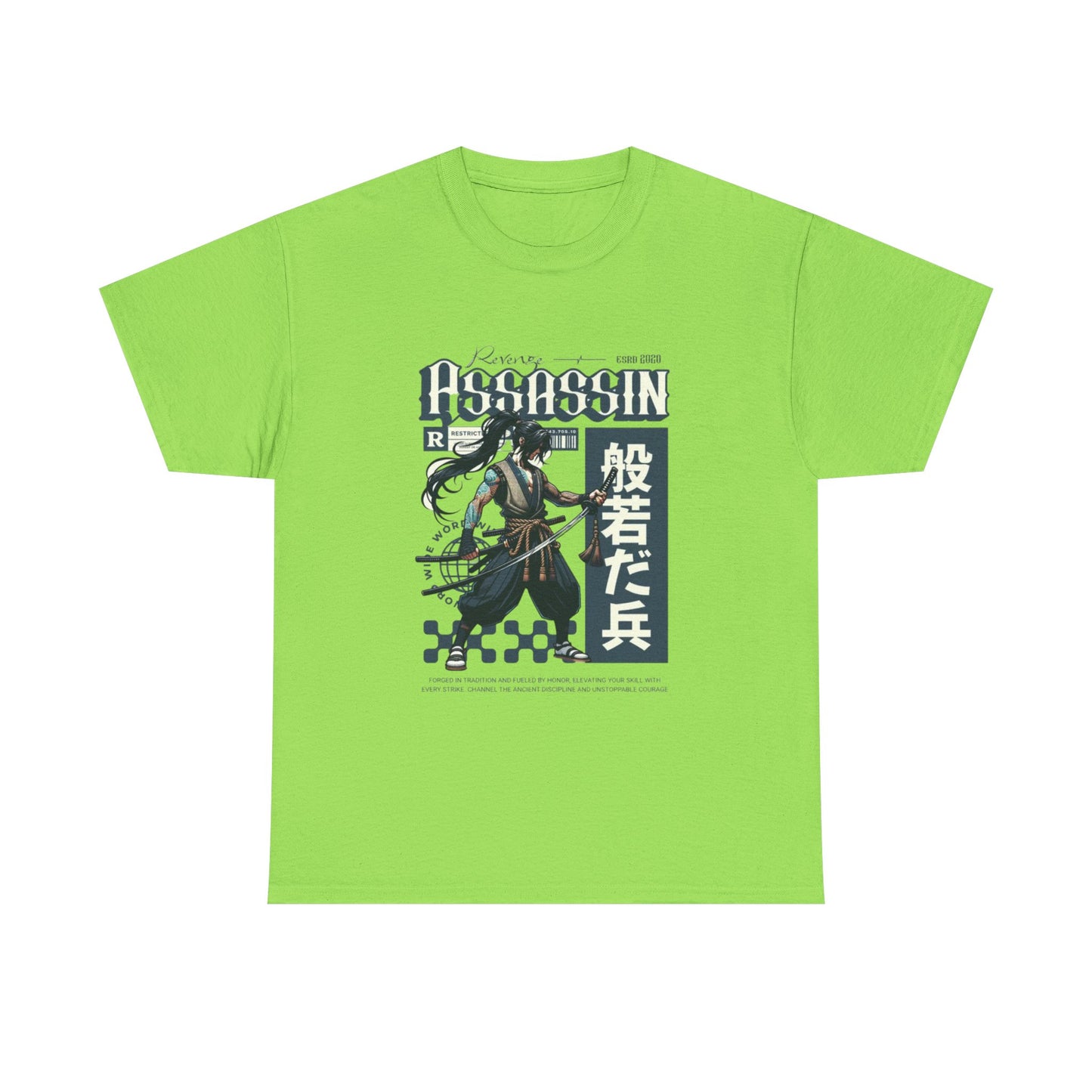 Anime Assassin Graphic Tee, Unisex T-Shirt, Casual Wear, Gift for Gamers, Anime Lover Apparel, Birthday Gift, Streetwear