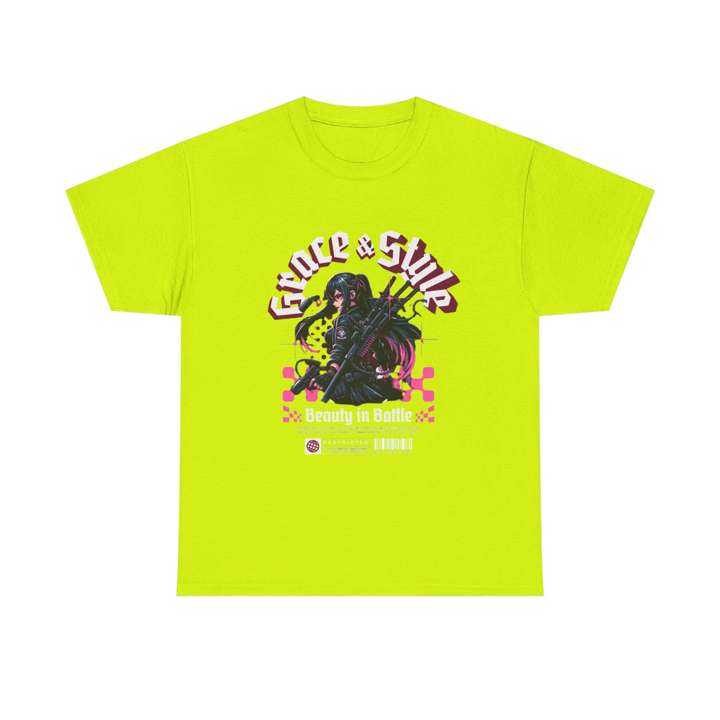 Anime-Inspired Unisex Heavy Cotton Tee, Graphic Tee, Casual Wear, Gift for Geeks, Unique Fashion, Comfortable T-Shirt
