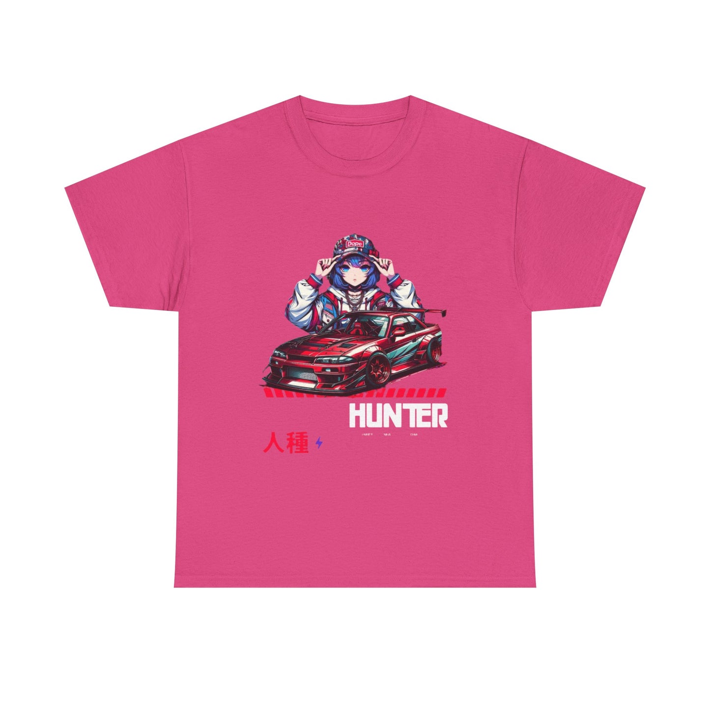 Anime-Inspired Unisex Cotton Tee, Vintage Style, Car Enthusiast Shirt, Gamer Fashion, Casual Wear for All, Gift for Anime Lovers