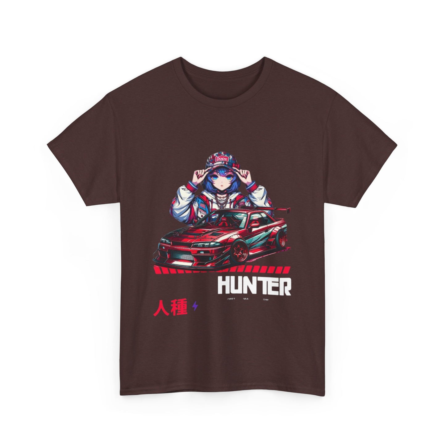 Anime-Inspired Unisex Cotton Tee, Vintage Style, Car Enthusiast Shirt, Gamer Fashion, Casual Wear for All, Gift for Anime Lovers