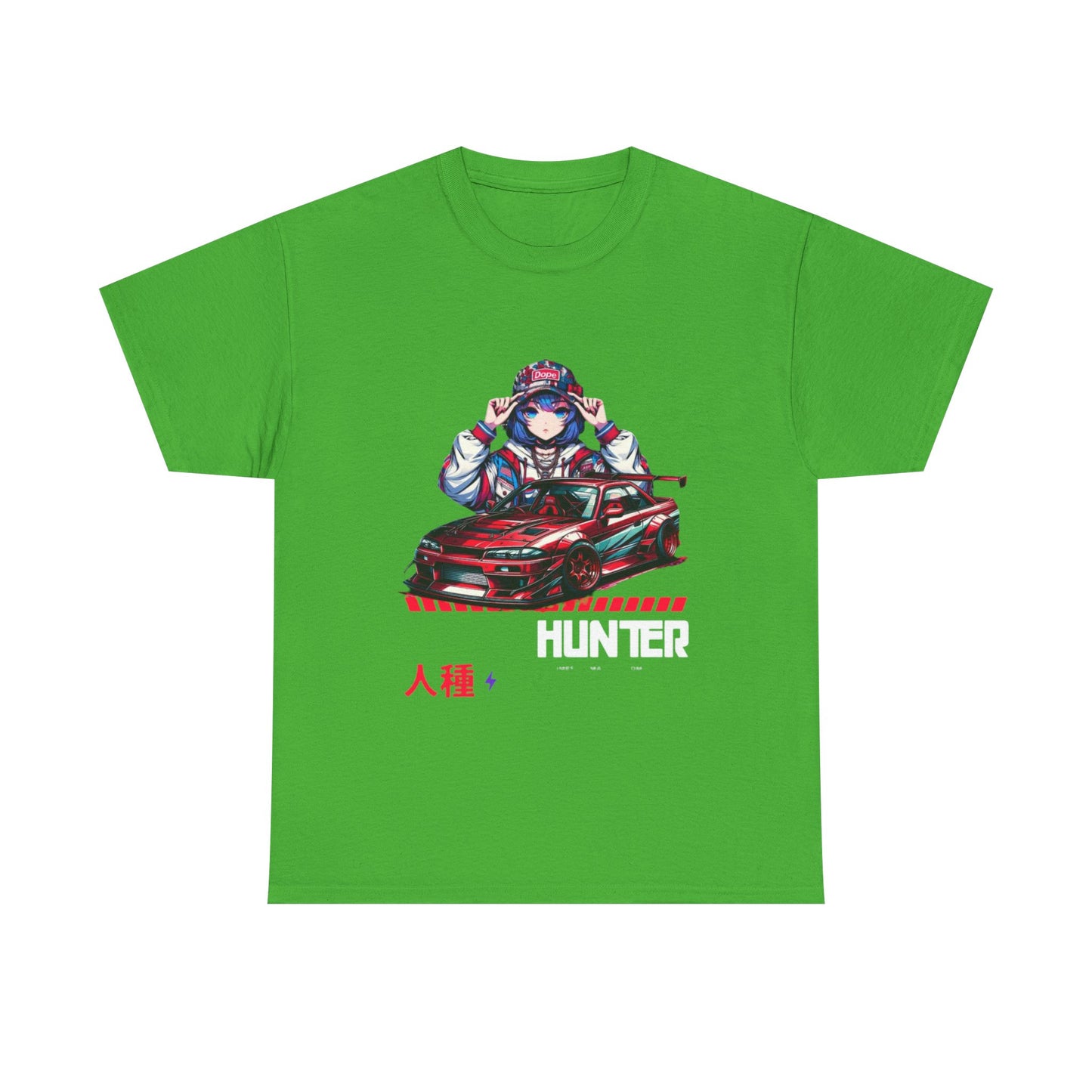 Anime-Inspired Unisex Cotton Tee, Vintage Style, Car Enthusiast Shirt, Gamer Fashion, Casual Wear for All, Gift for Anime Lovers