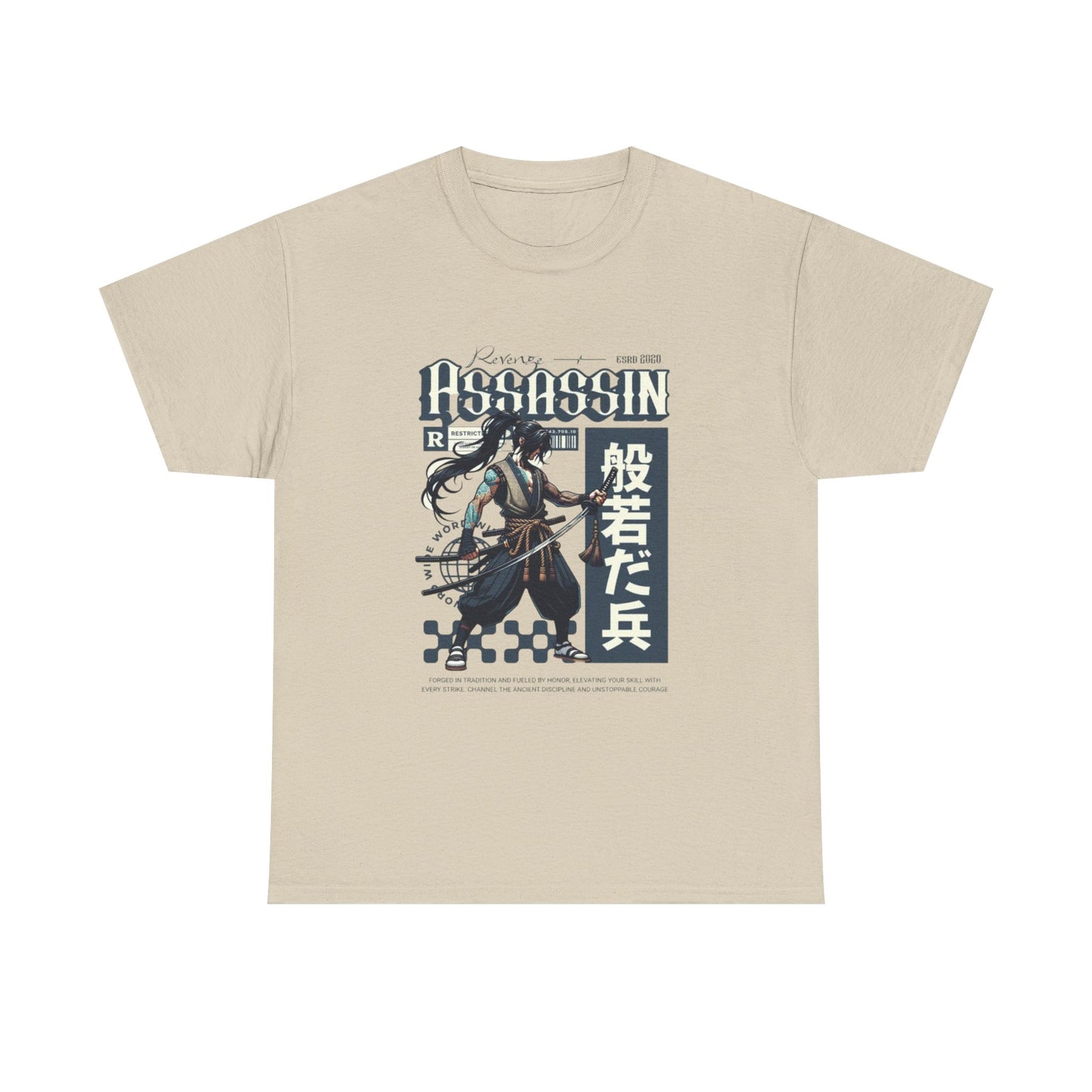 Anime Assassin Graphic Tee, Unisex T-Shirt, Casual Wear, Gift for Gamers, Anime Lover Apparel, Birthday Gift, Streetwear