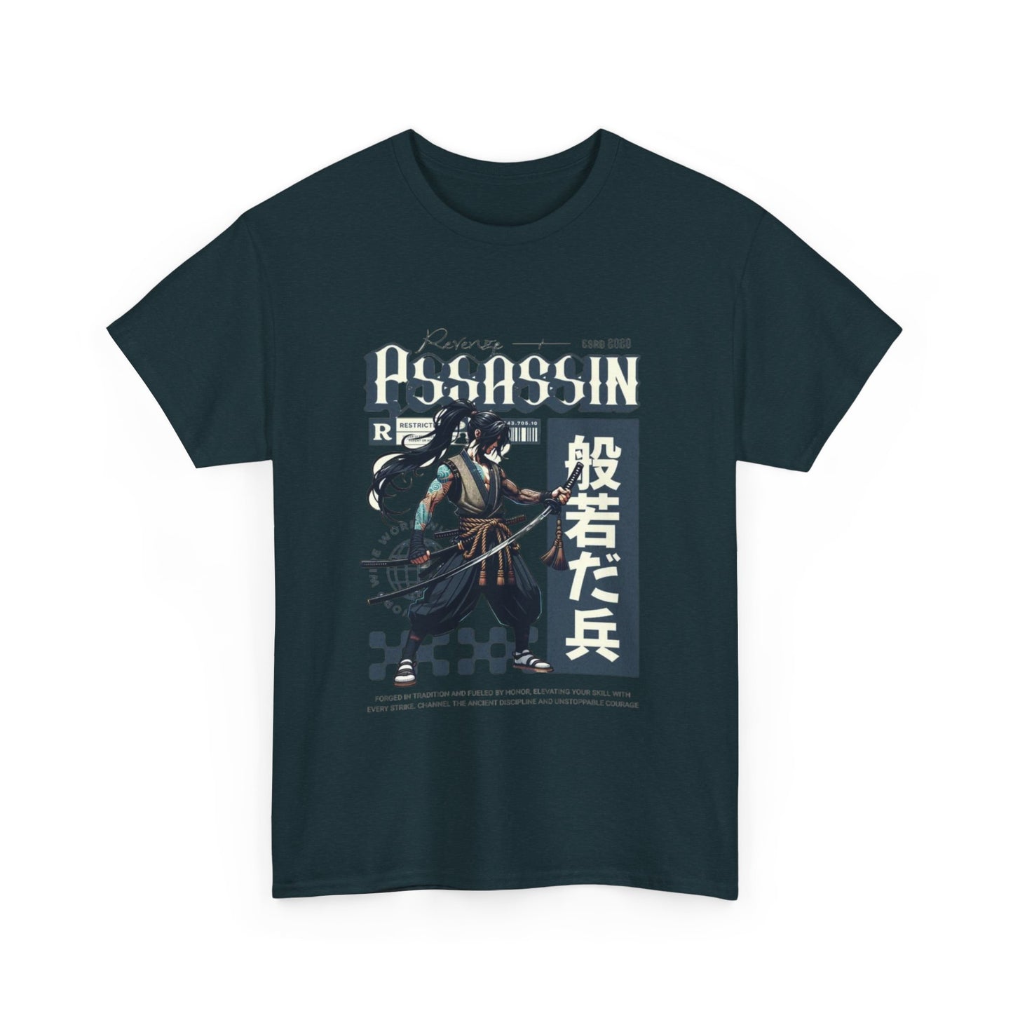 Anime Assassin Graphic Tee, Unisex T-Shirt, Casual Wear, Gift for Gamers, Anime Lover Apparel, Birthday Gift, Streetwear