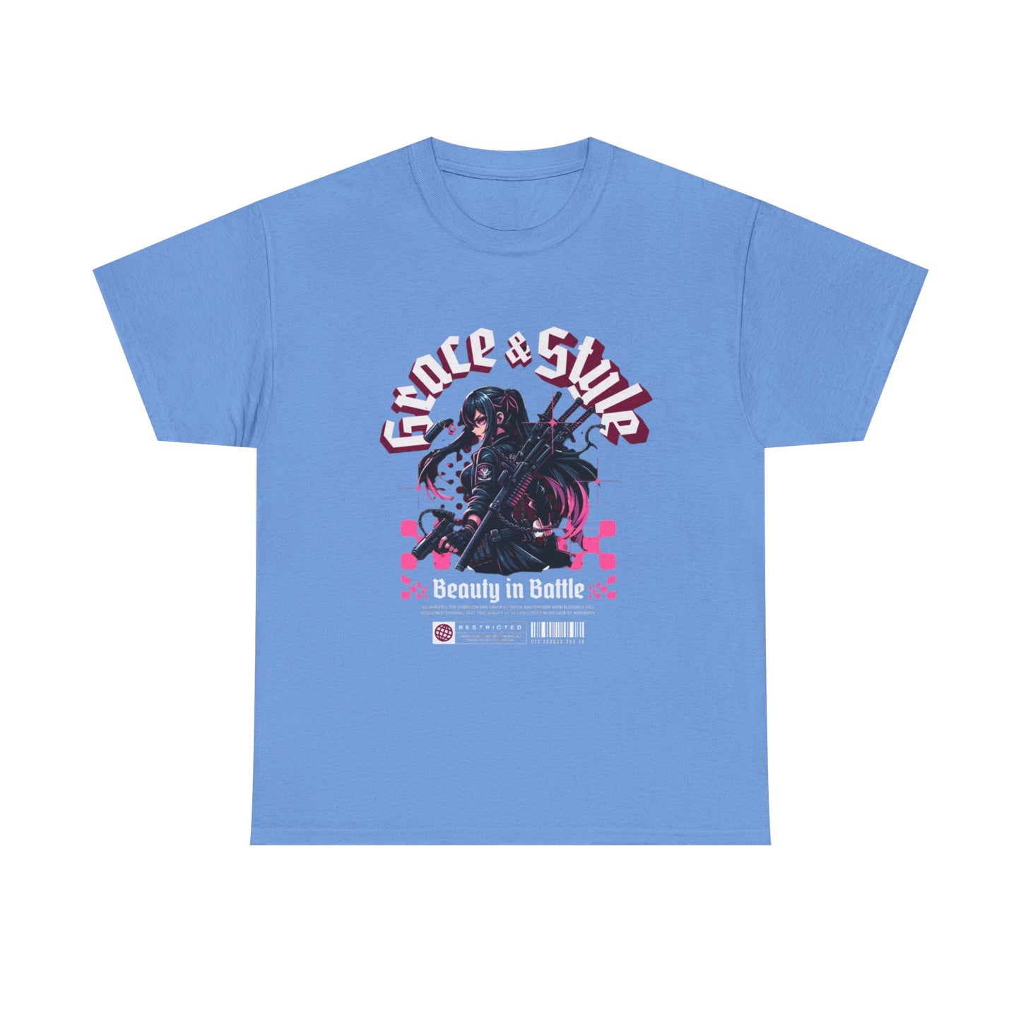 Anime-Inspired Unisex Heavy Cotton Tee, Graphic Tee, Casual Wear, Gift for Geeks, Unique Fashion, Comfortable T-Shirt