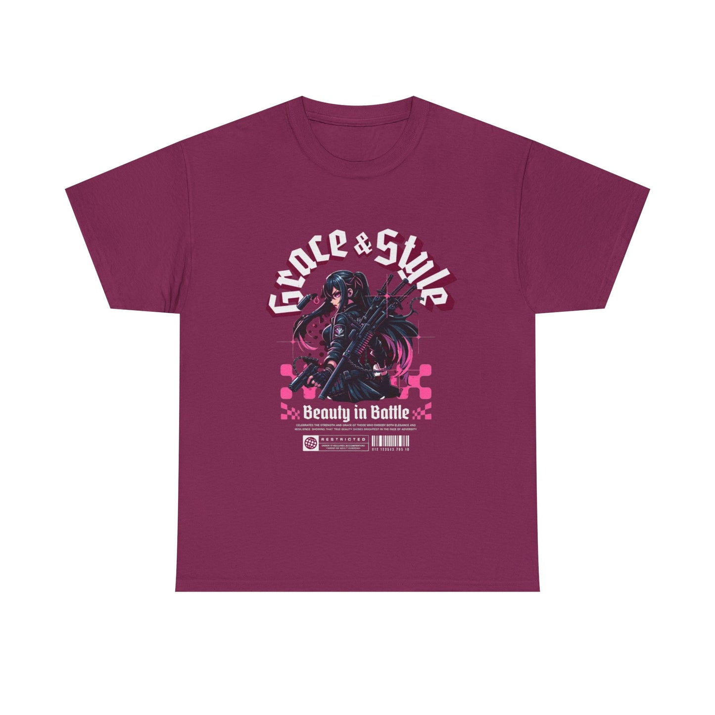 Anime-Inspired Unisex Heavy Cotton Tee, Graphic Tee, Casual Wear, Gift for Geeks, Unique Fashion, Comfortable T-Shirt
