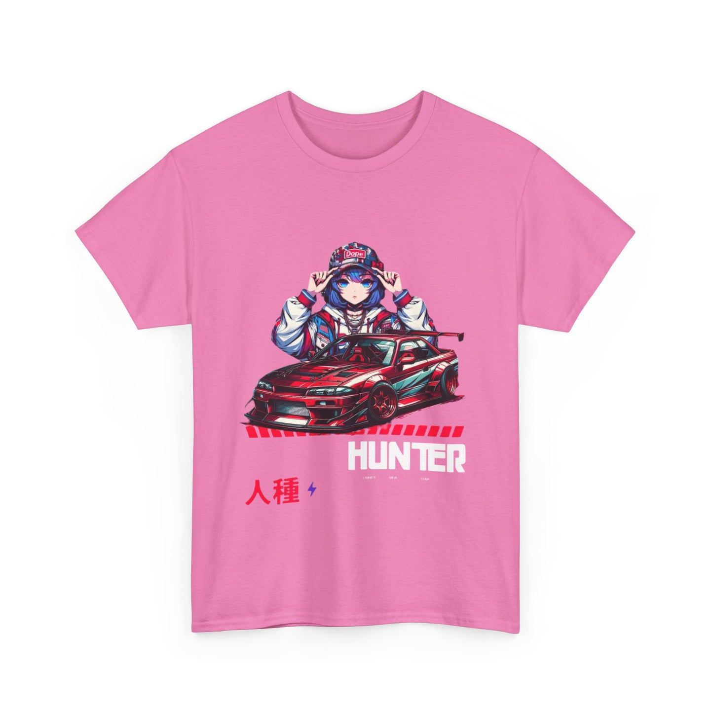 Anime-Inspired Unisex Cotton Tee, Vintage Style, Car Enthusiast Shirt, Gamer Fashion, Casual Wear for All, Gift for Anime Lovers