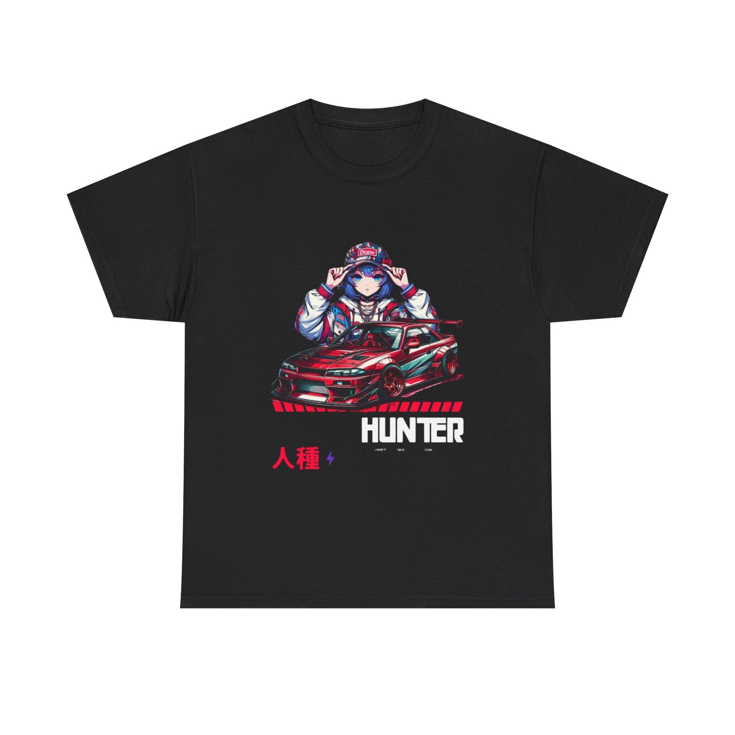 Anime-Inspired Unisex Cotton Tee, Vintage Style, Car Enthusiast Shirt, Gamer Fashion, Casual Wear for All, Gift for Anime Lovers