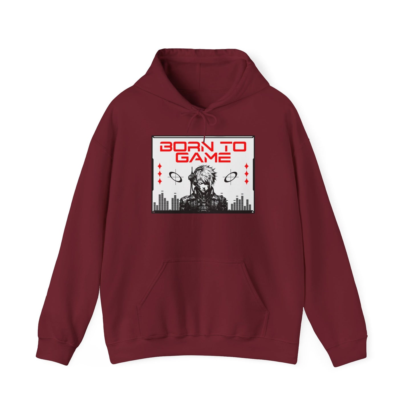 Born to Game Unisex Hoodie, Gamer Sweatshirt, Cozy Gaming Apparel, Perfect Gift for Gamers, Video Game Merchandise