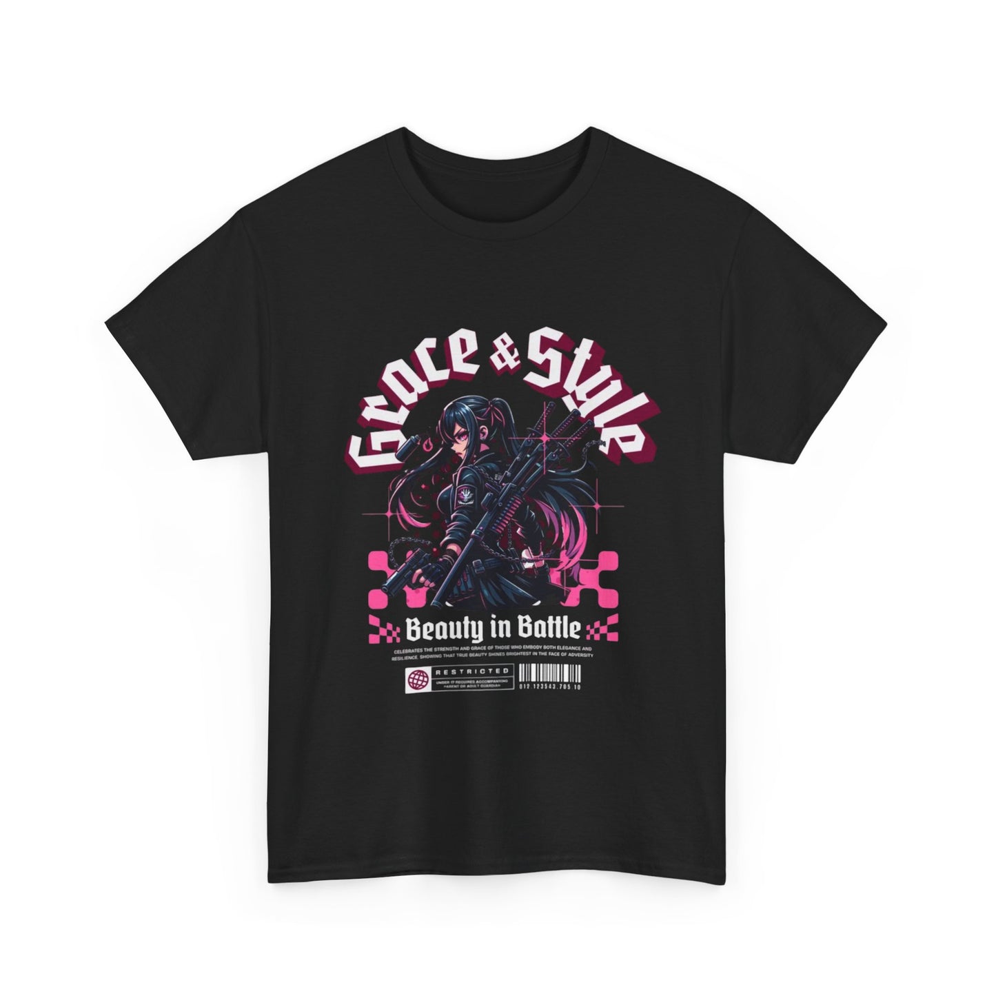 Anime-Inspired Unisex Heavy Cotton Tee, Graphic Tee, Casual Wear, Gift for Geeks, Unique Fashion, Comfortable T-Shirt