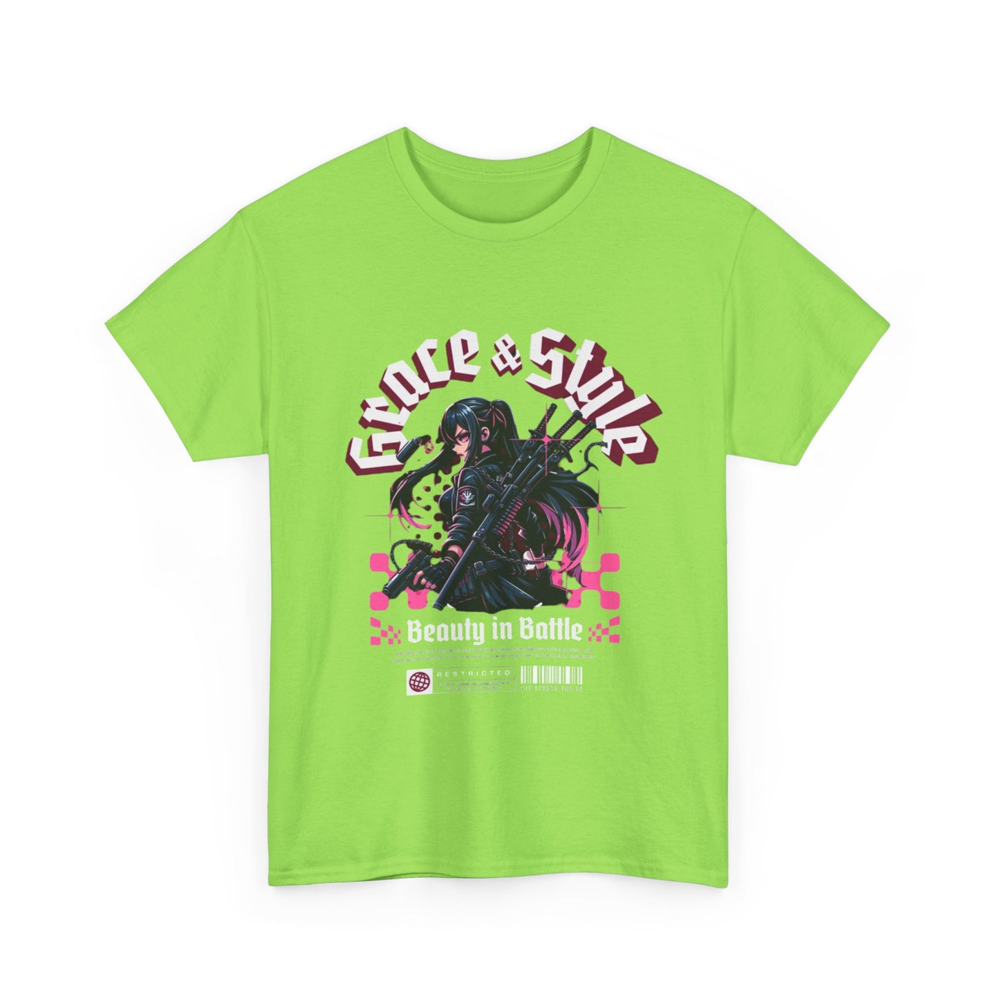 Anime-Inspired Unisex Heavy Cotton Tee, Graphic Tee, Casual Wear, Gift for Geeks, Unique Fashion, Comfortable T-Shirt