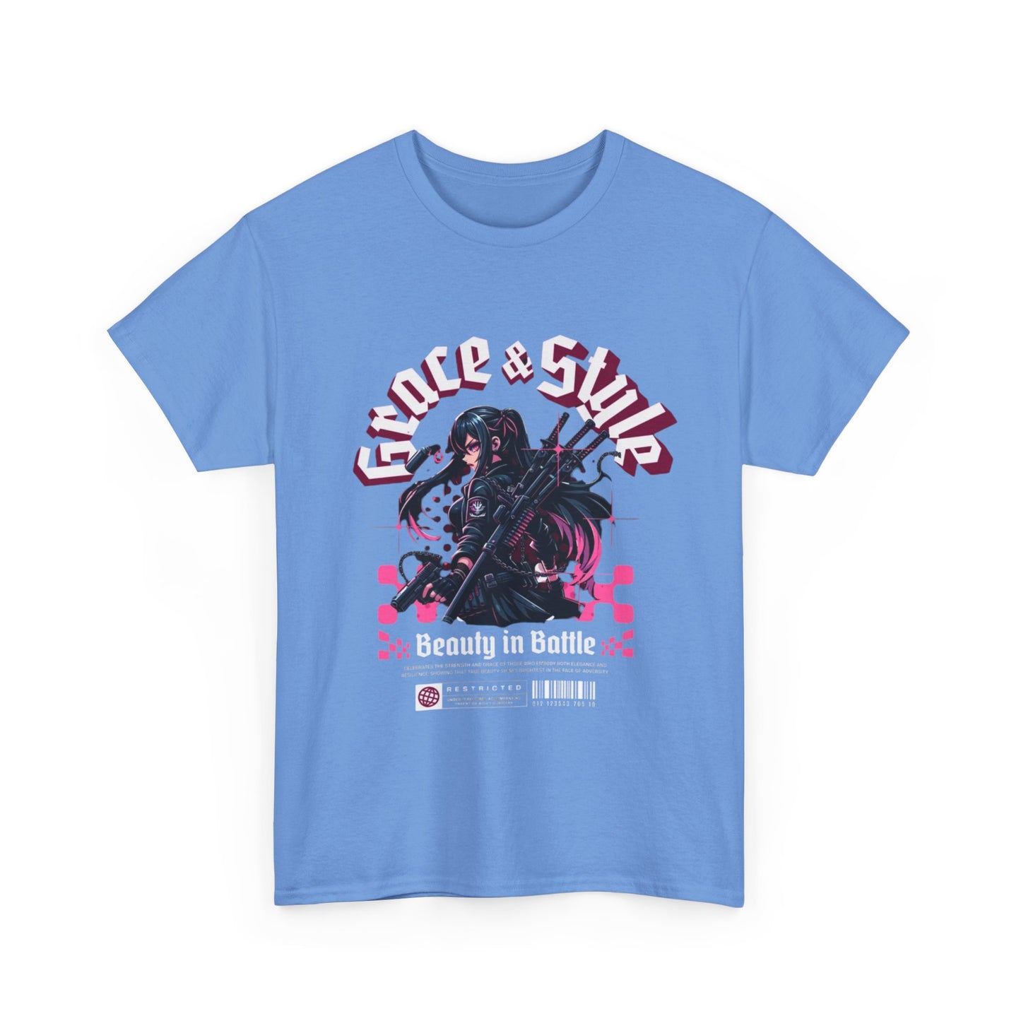 Anime-Inspired Unisex Heavy Cotton Tee, Graphic Tee, Casual Wear, Gift for Geeks, Unique Fashion, Comfortable T-Shirt