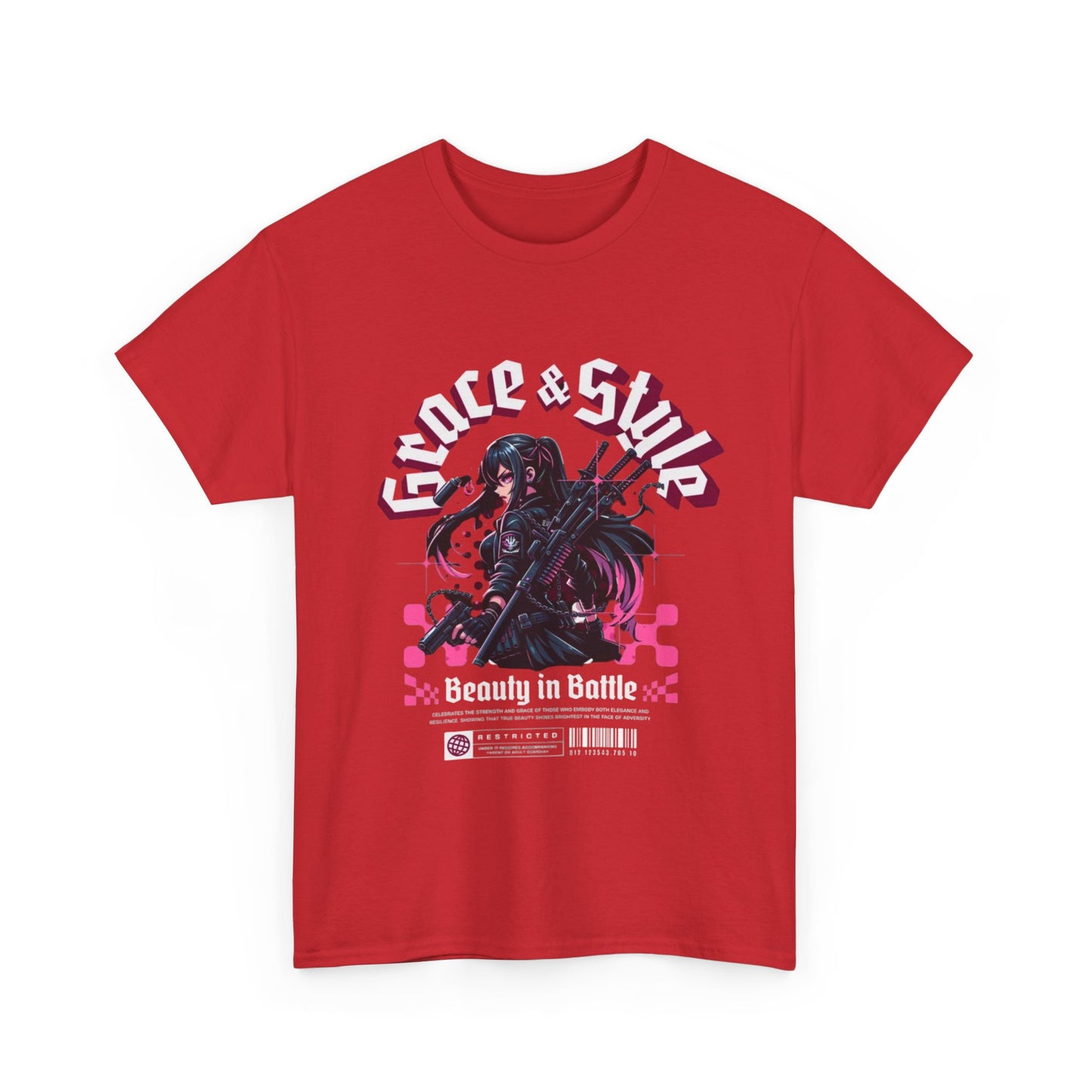 Anime-Inspired Unisex Heavy Cotton Tee, Graphic Tee, Casual Wear, Gift for Geeks, Unique Fashion, Comfortable T-Shirt