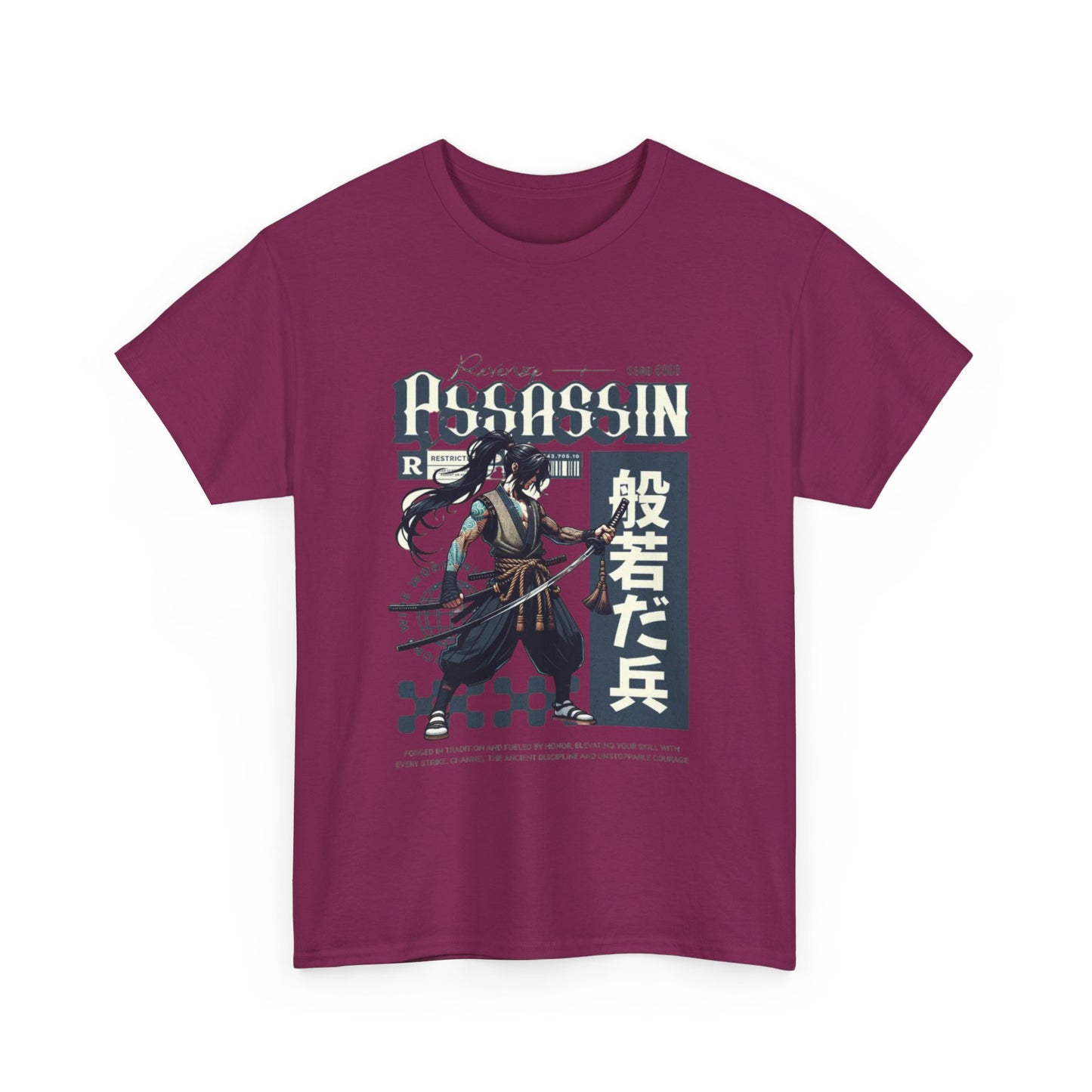 Anime Assassin Graphic Tee, Unisex T-Shirt, Casual Wear, Gift for Gamers, Anime Lover Apparel, Birthday Gift, Streetwear