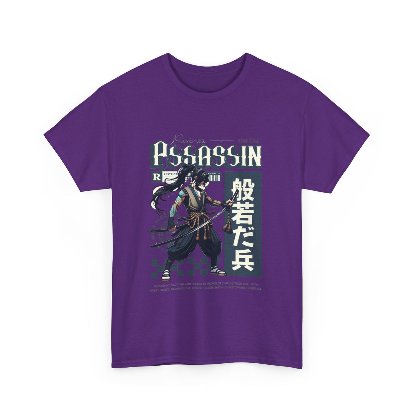Anime Assassin Graphic Tee, Unisex T-Shirt, Casual Wear, Gift for Gamers, Anime Lover Apparel, Birthday Gift, Streetwear