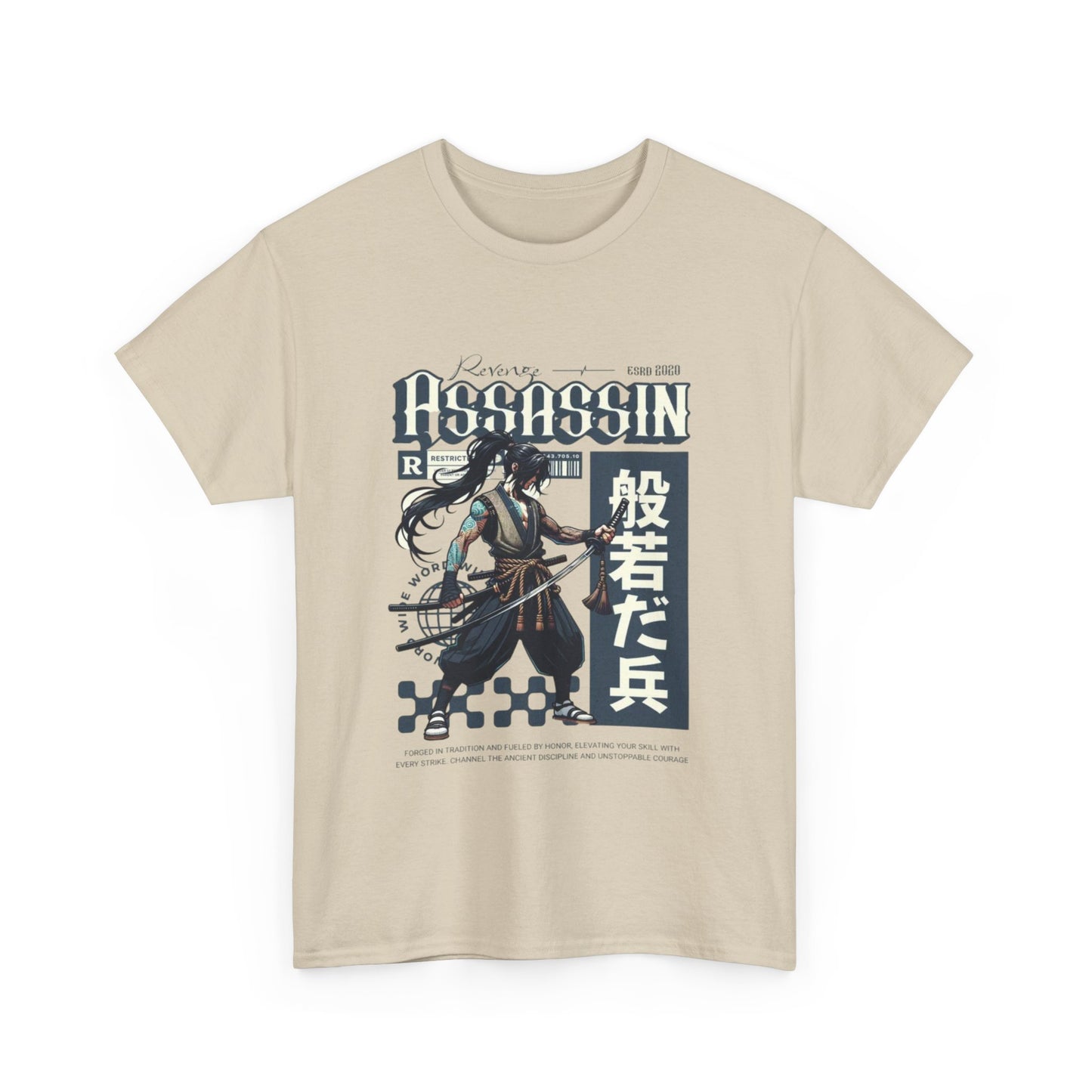 Anime Assassin Graphic Tee, Unisex T-Shirt, Casual Wear, Gift for Gamers, Anime Lover Apparel, Birthday Gift, Streetwear