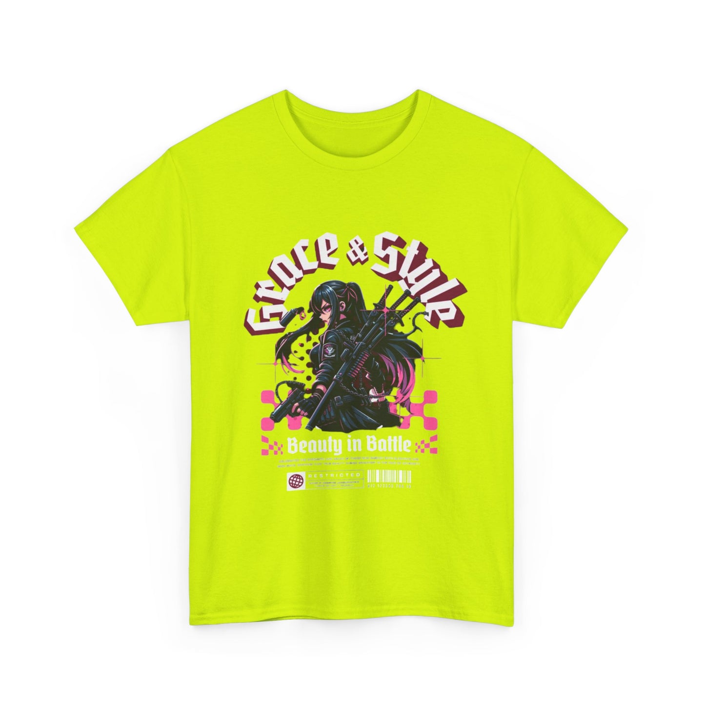 Anime-Inspired Unisex Heavy Cotton Tee, Graphic Tee, Casual Wear, Gift for Geeks, Unique Fashion, Comfortable T-Shirt