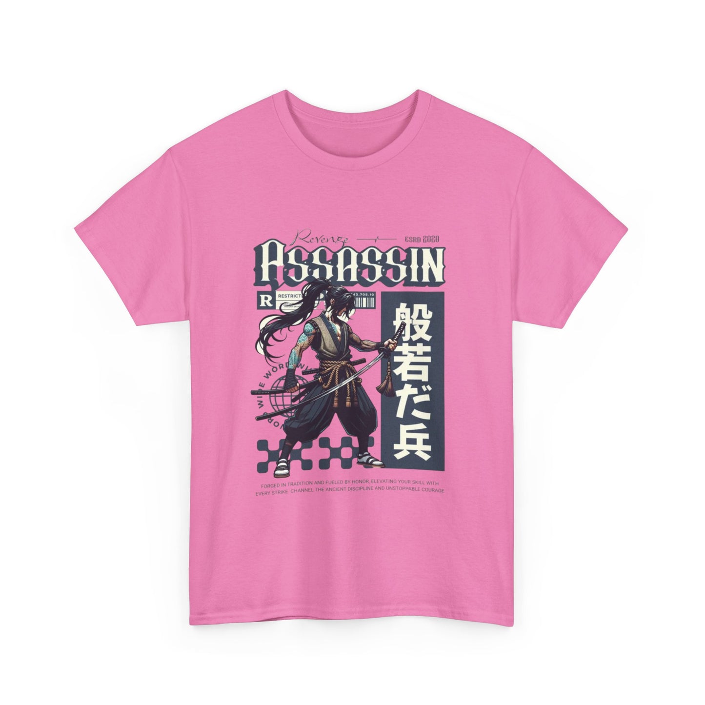 Anime Assassin Graphic Tee, Unisex T-Shirt, Casual Wear, Gift for Gamers, Anime Lover Apparel, Birthday Gift, Streetwear
