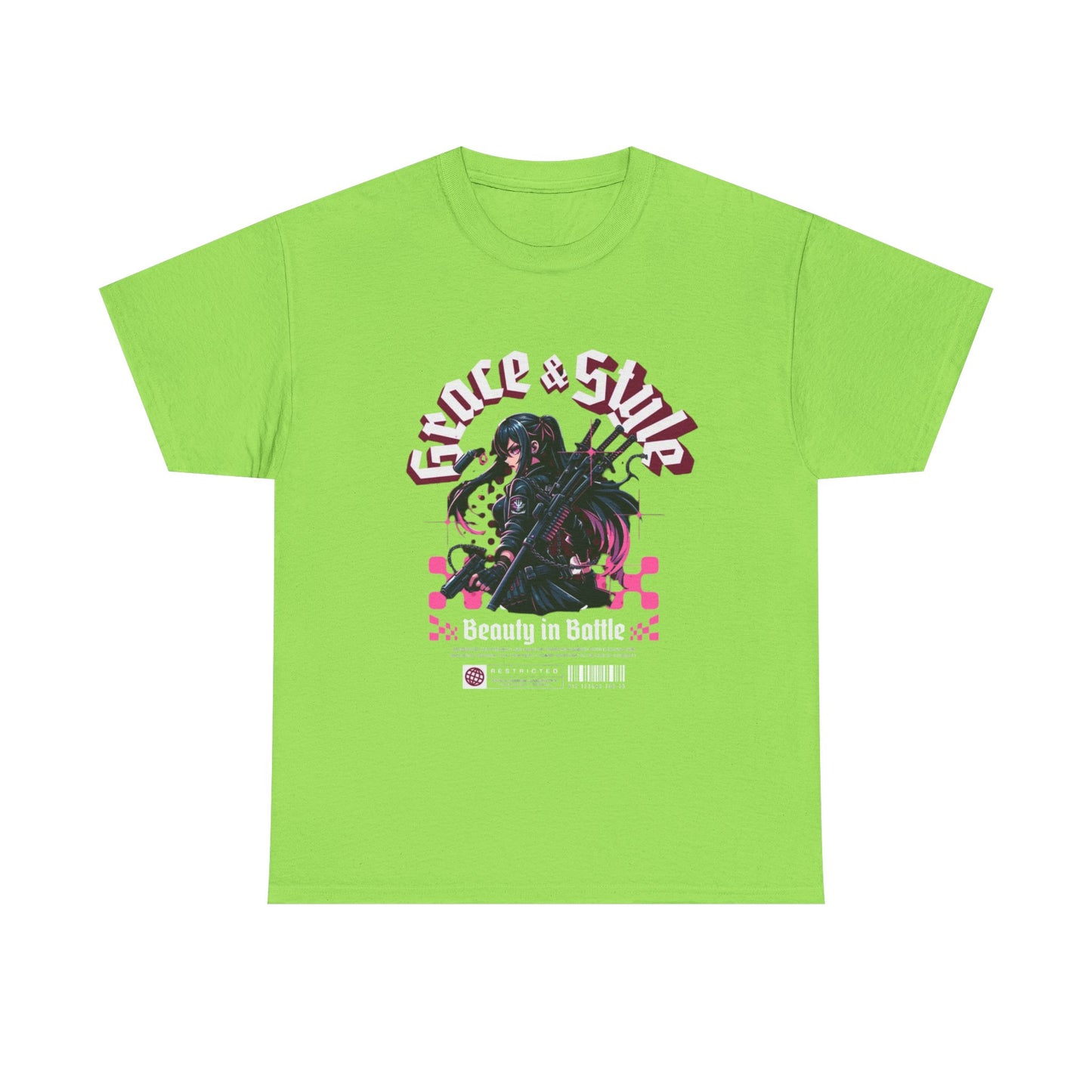 Anime-Inspired Unisex Heavy Cotton Tee, Graphic Tee, Casual Wear, Gift for Geeks, Unique Fashion, Comfortable T-Shirt