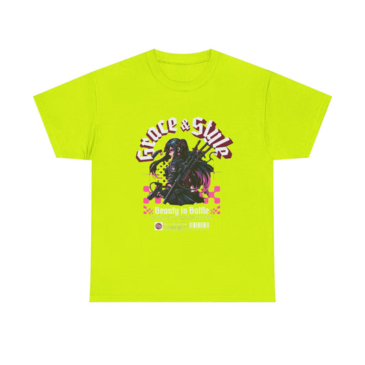 Anime-Inspired Unisex Heavy Cotton Tee, Graphic Tee, Casual Wear, Gift for Geeks, Unique Fashion, Comfortable T-Shirt