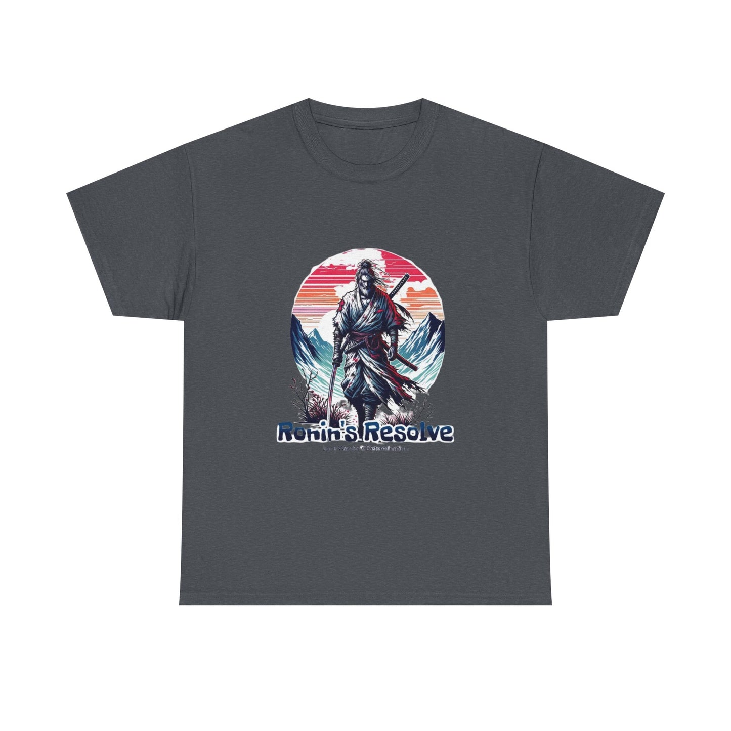 Adventure-Ready Unisex Heavy Cotton Tee | Ronin's Resolve Graphic Shirt, Men's & Women's Casual Wear, Gift for Wanderers, Outdoor [...]