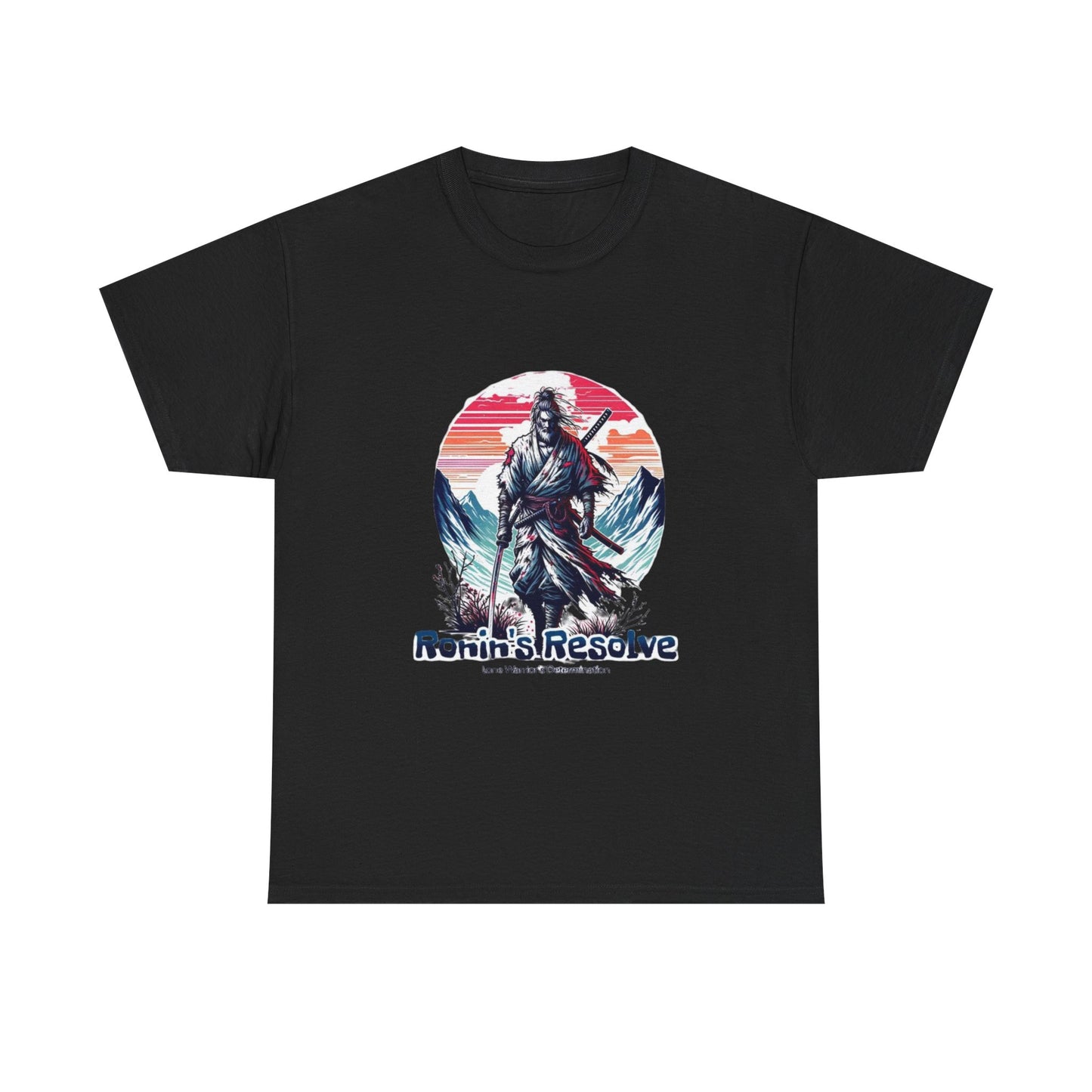 Adventure-Ready Unisex Heavy Cotton Tee | Ronin's Resolve Graphic Shirt, Men's & Women's Casual Wear, Gift for Wanderers, Outdoor [...]