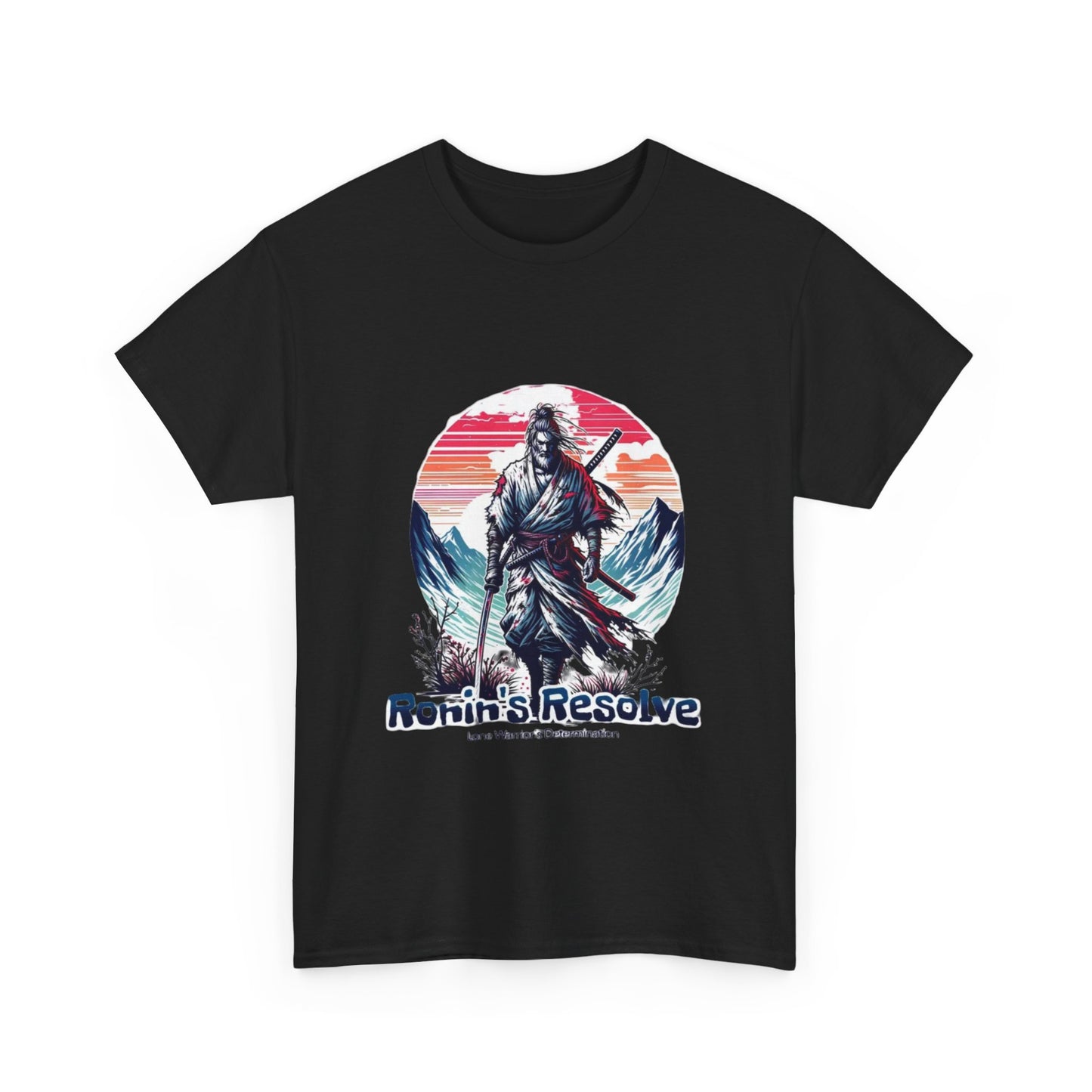 Adventure-Ready Unisex Heavy Cotton Tee | Ronin's Resolve Graphic Shirt, Men's & Women's Casual Wear, Gift for Wanderers, Outdoor [...]