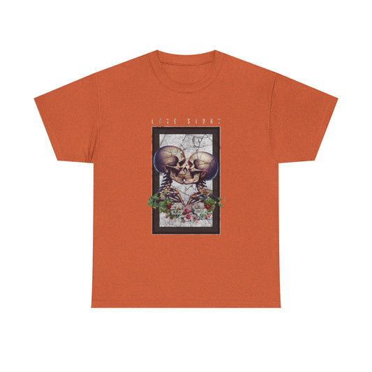 Artistic Unisex Heavy Cotton Tee with Skull Design - Trendy Graphic T-Shirt for Unique Style, Gift for Friends, Casual Wear, [...]