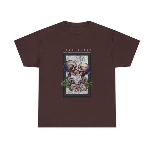 Artistic Unisex Heavy Cotton Tee with Skull Design - Trendy Graphic T-Shirt for Unique Style, Gift for Friends, Casual Wear, [...]