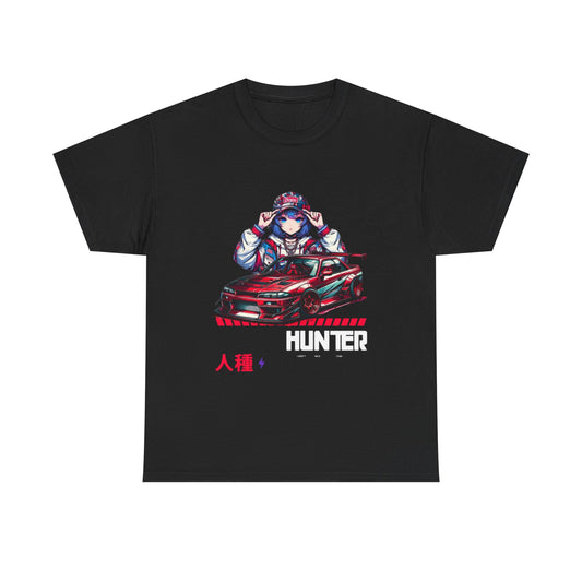 Anime-Inspired Unisex Cotton Tee, Vintage Style, Car Enthusiast Shirt, Gamer Fashion, Casual Wear for All, Gift for Anime Lovers