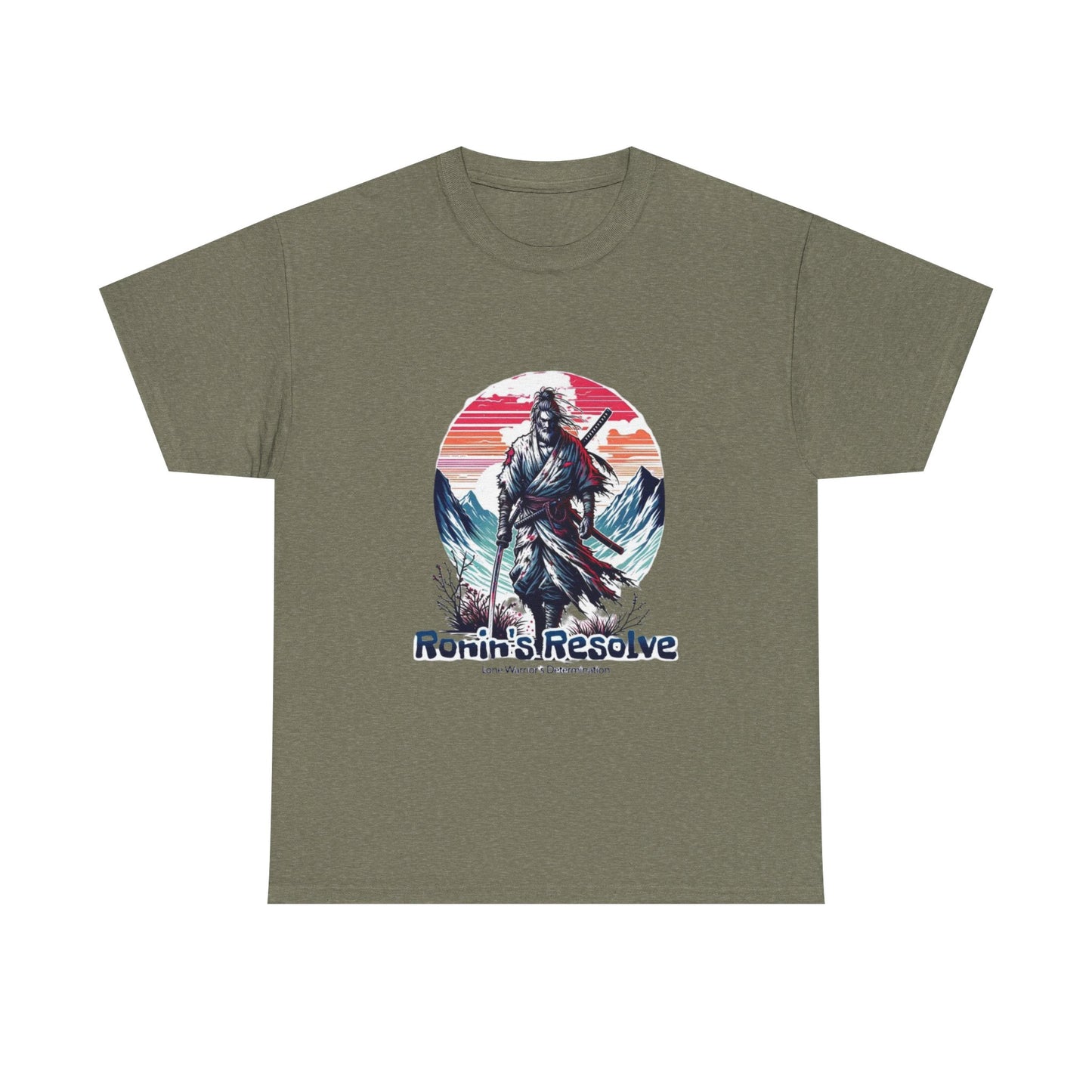 Adventure-Ready Unisex Heavy Cotton Tee | Ronin's Resolve Graphic Shirt, Men's & Women's Casual Wear, Gift for Wanderers, Outdoor [...]