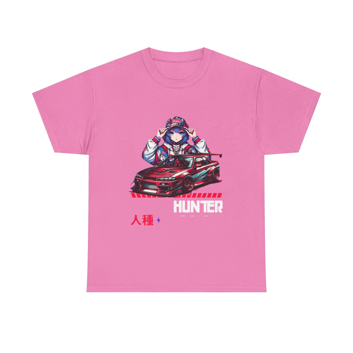 Anime-Inspired Unisex Cotton Tee, Vintage Style, Car Enthusiast Shirt, Gamer Fashion, Casual Wear for All, Gift for Anime Lovers