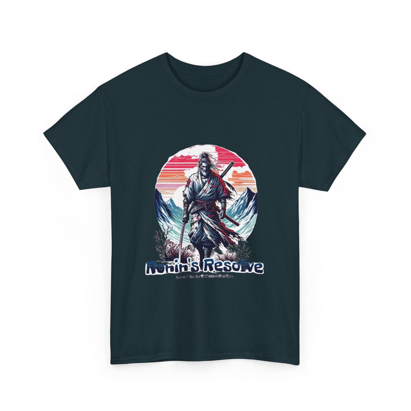 Adventure-Ready Unisex Heavy Cotton Tee | Ronin's Resolve Graphic Shirt, Men's & Women's Casual Wear, Gift for Wanderers, Outdoor [...]