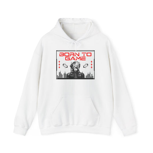 Born to Game Unisex Hoodie, Gamer Sweatshirt, Cozy Gaming Apparel, Perfect Gift for Gamers, Video Game Merchandise