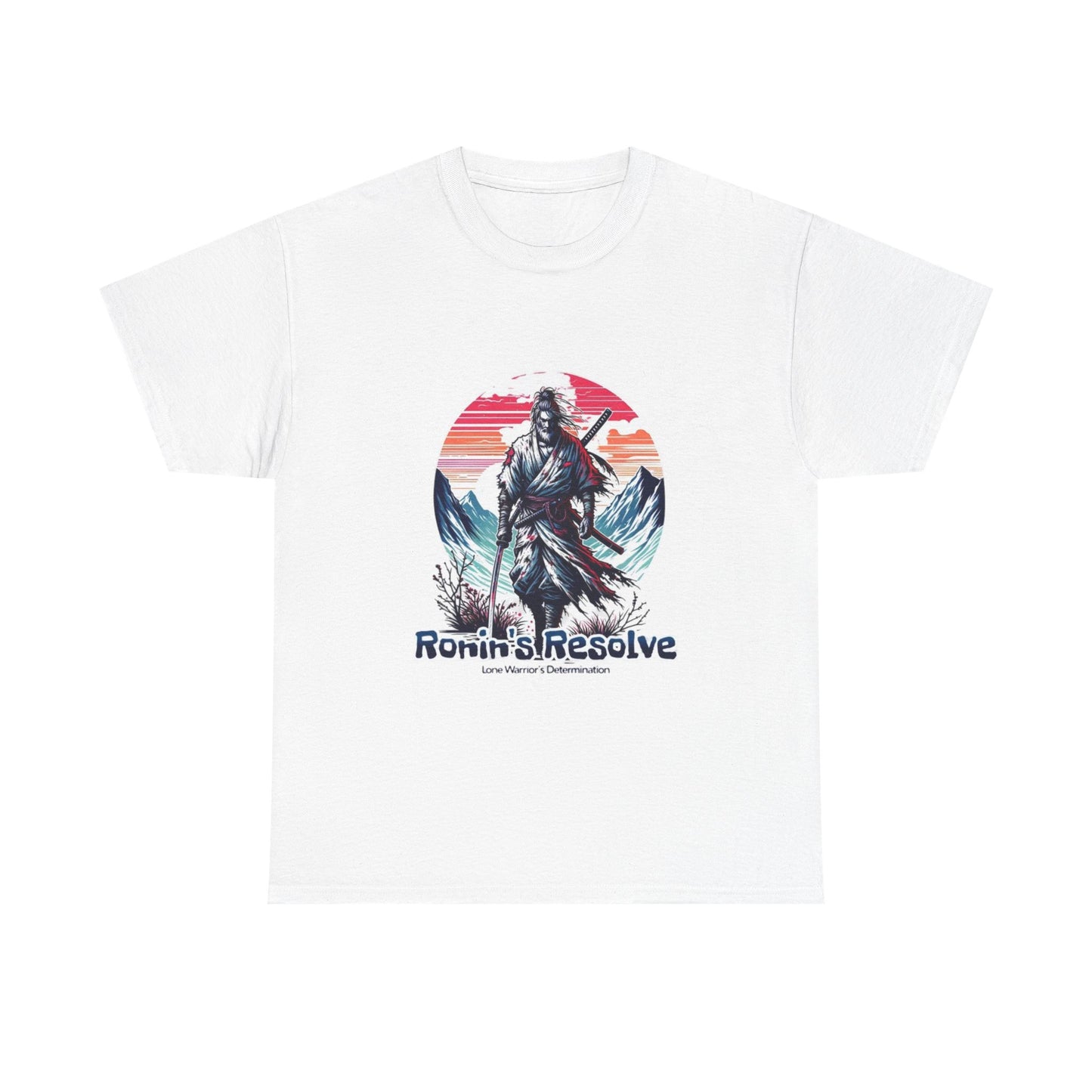 Adventure-Ready Unisex Heavy Cotton Tee | Ronin's Resolve Graphic Shirt, Men's & Women's Casual Wear, Gift for Wanderers, Outdoor [...]